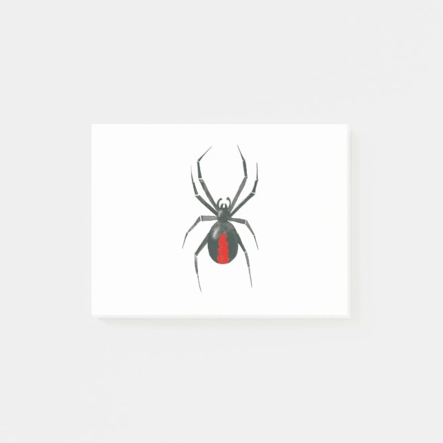 Redback spider post-it notes (Front)