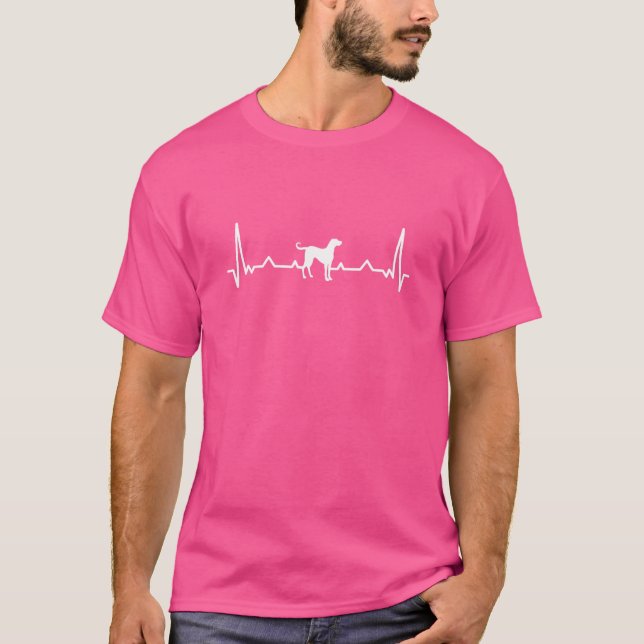 Redbone Coonhound Heartbeat T-Shirt (Front)