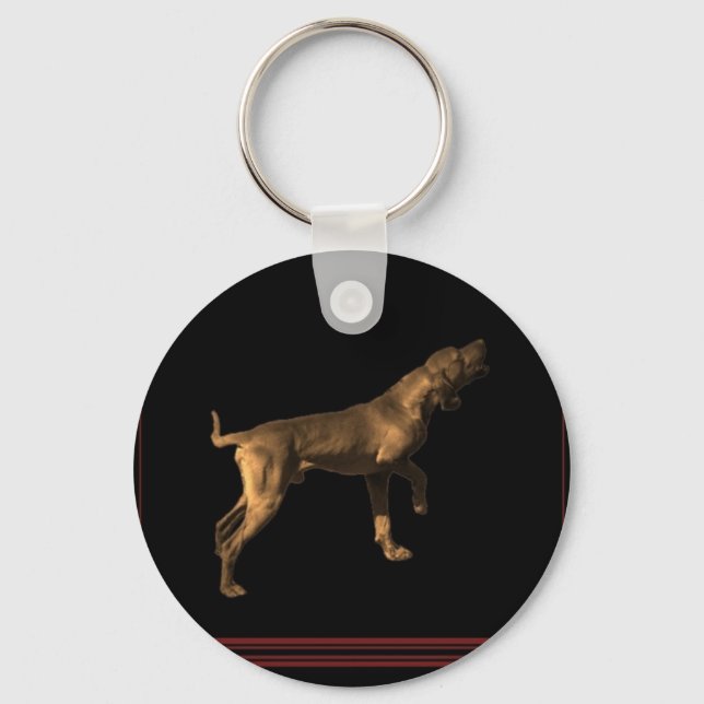 Redbone Coonhound Keychain (Front)