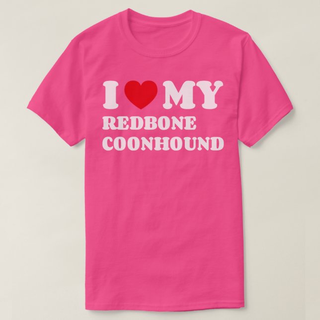 Redbone Coonhound T-Shirt (Design Front)