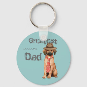 Redbone Dad Keychain