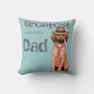 Redbone Dad Throw Pillow