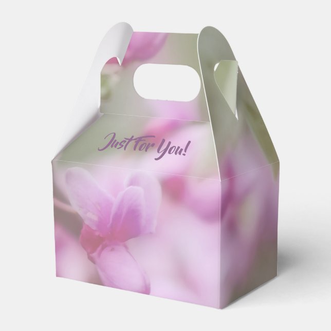 Redbud Blossoms Favour Box (Front Side)