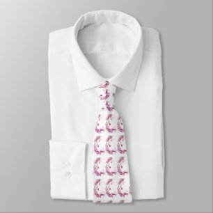 Redbud & honeybee in Springtime Tie