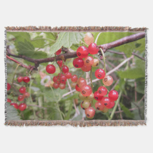Redcurrant Throw Blanket