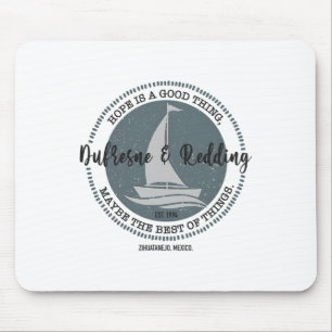 Redding And Fishing Dufresne Vintage Zihuatanejo M Mouse Pad