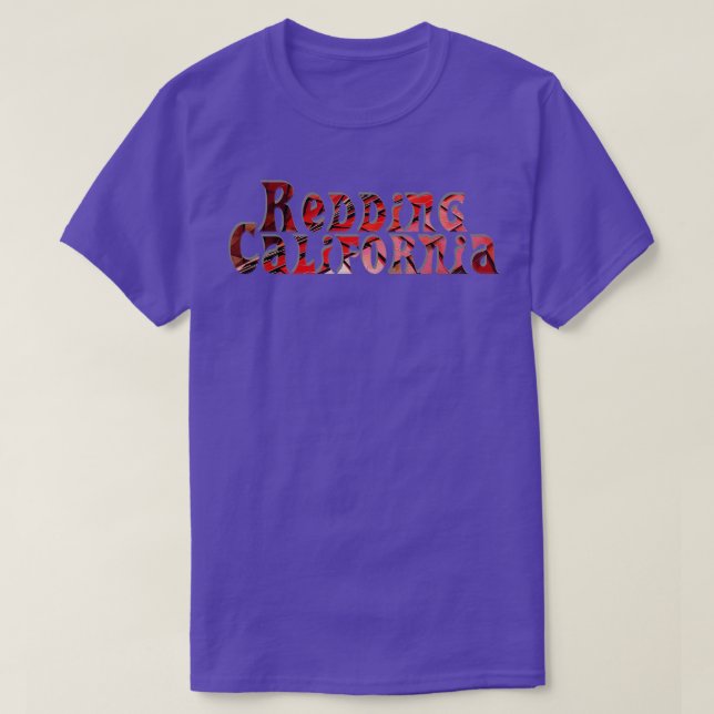 Redding California T-Shirt (Design Front)