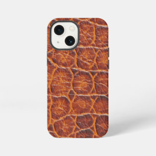 Reddish Brown Alligator Skin Print iPhone 13 Mini Case
