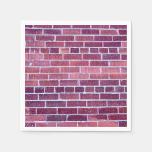 Reddish-Brownish Brick Wall Napkin