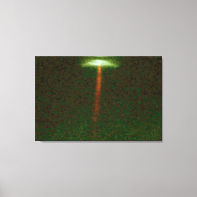 Reddish Jet of Gas Emanates From Forming Star HH-3 Canvas Print (Front)