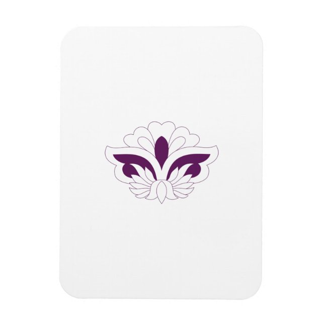 Reddish Magenta decorative Magnet (Vertical)