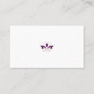 Reddish Magenta decorative Place Card