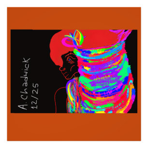 Reddish-Orange Fox Warrior Princess Photo Print