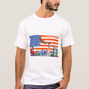 Reddit R Place Usa Flag   T-Shirt