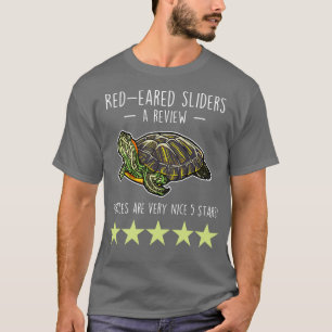 RedEared Slider Turtle Review T-Shirt