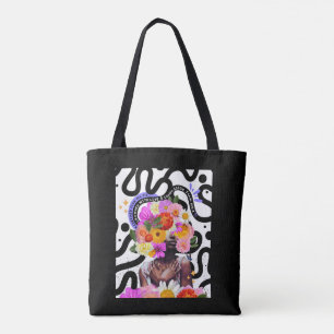 Redeemed and Crowned Digital Collage Christian Art Tote Bag