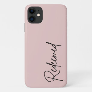 Redeemed Blush Christian Faith iPhone Case