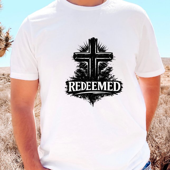 Redeemed Christian Cross Tri-Blend Shirt (Creator Uploaded)
