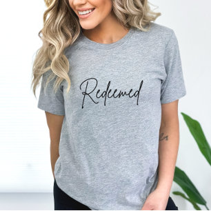 Redeemed Faith Top, Religious Christian T-Shirt