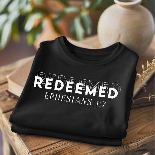 Redeemed for Men and Women Christian T-Shirt