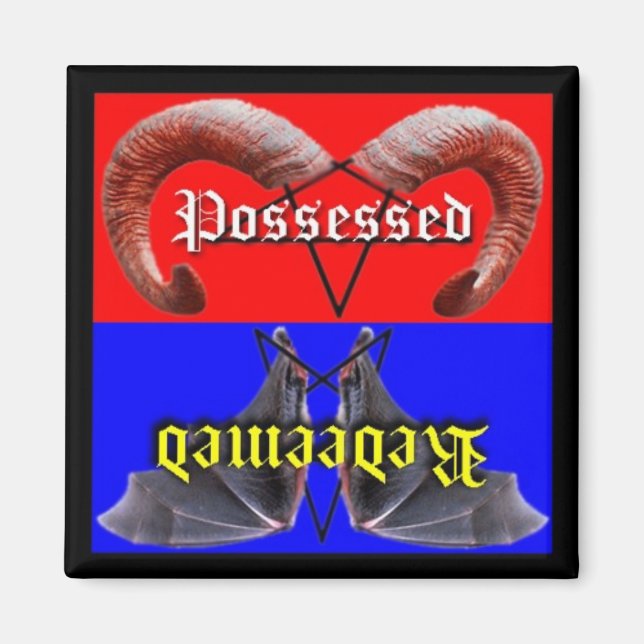 Redeemed/Possessed Dishwasher Magnet (Front)