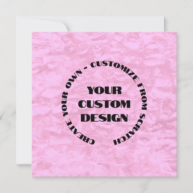 Redesign from Scratch Create Your Own Card (Front)