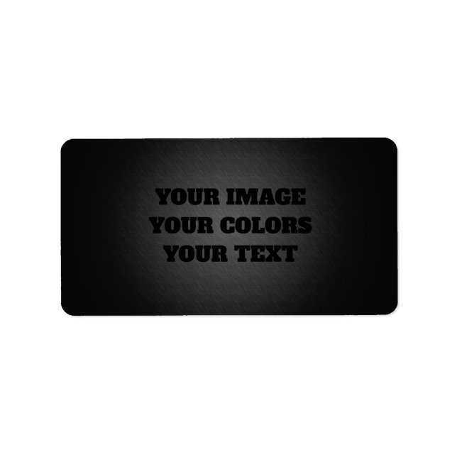 Redesign from Scratch & Create Your Own Label (Front)