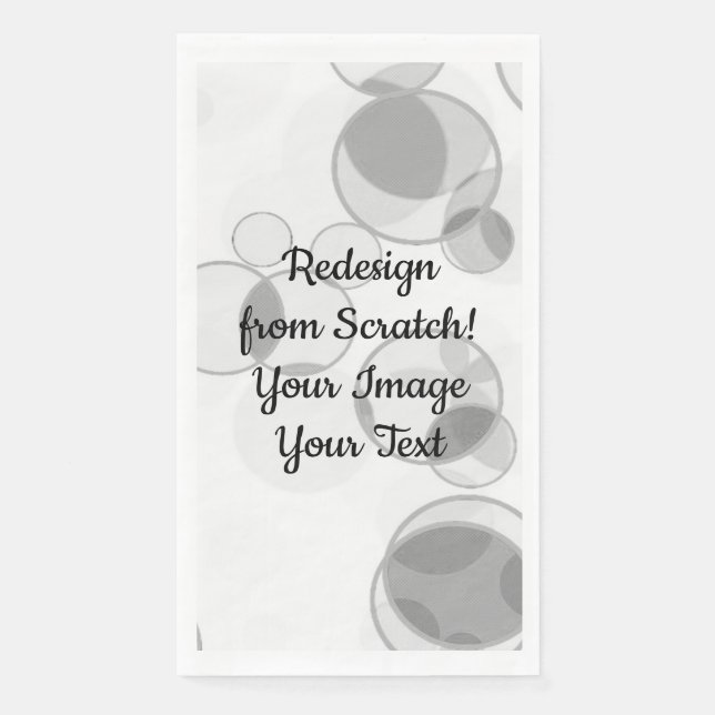 Redesign from Scratch - Create Your Own Napkin (Front)