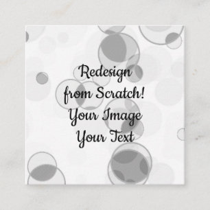 Redesign from Scratch - Create Your Own Square Business Card