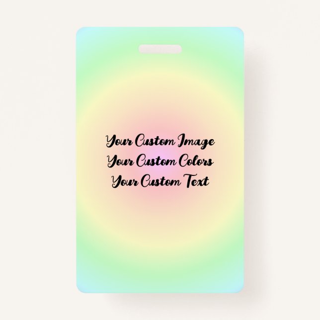 Redesign from Scratch - Design this ID Badge (Front)