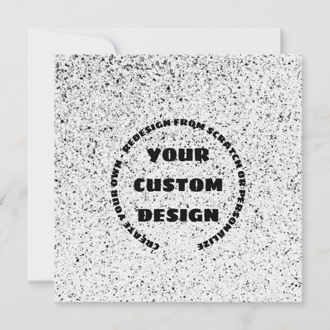 Redesign from Scratch or Personalise This (Front)