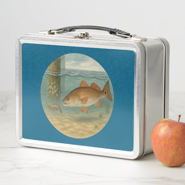 Redfish Metal Lunchbox (In Situ)