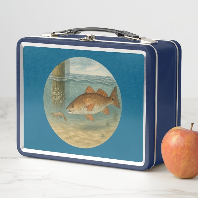 Redfish Metal Lunchbox (In Situ)