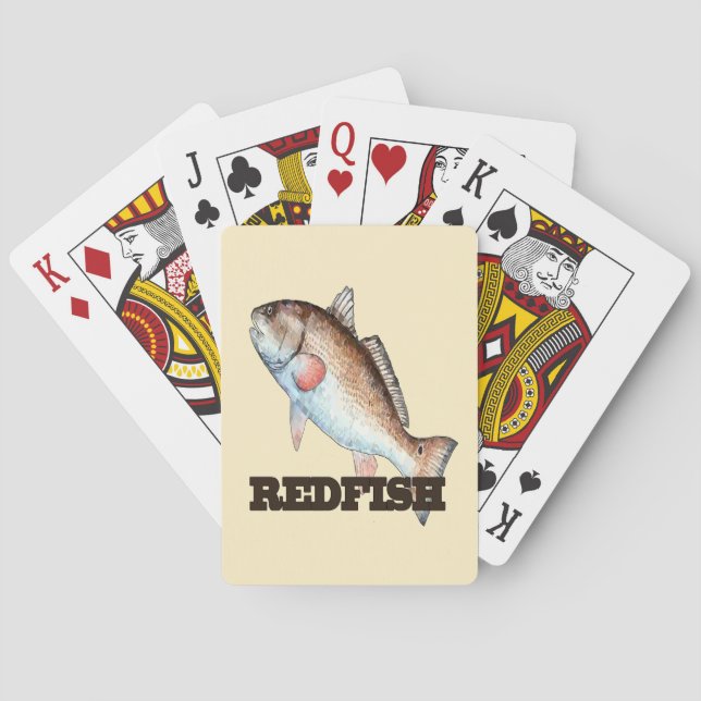 Redfish Playing Cards (Back)