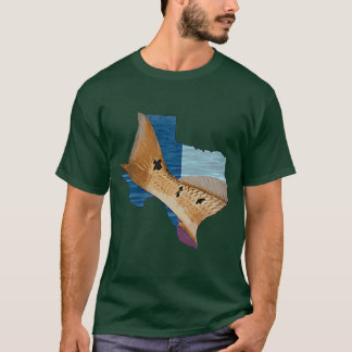 Redfish Teas Flag Fishing1515 T-Shirt