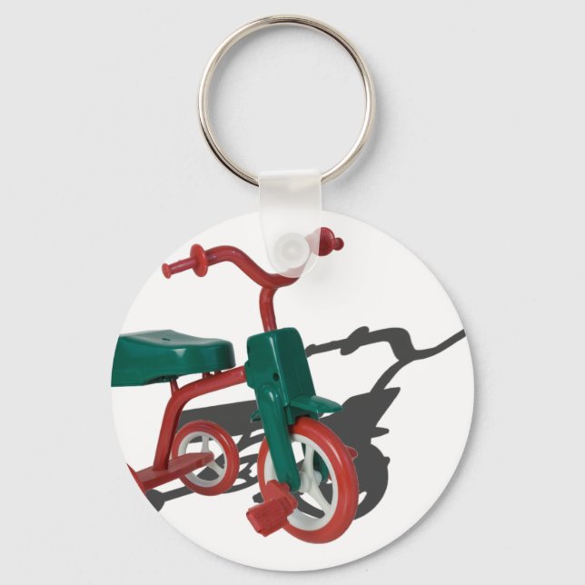 RedGreenTricycle012915.png Key Ring (Front)