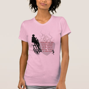 REDHEAD AND THE DEVIL QUOTE T-SHIRT