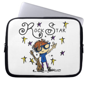 Redhead Boy Rock Star Laptop Sleeve