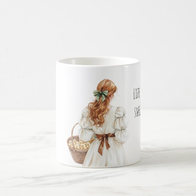 Redhead Female Baby Chicks Coffee Mug (Center)