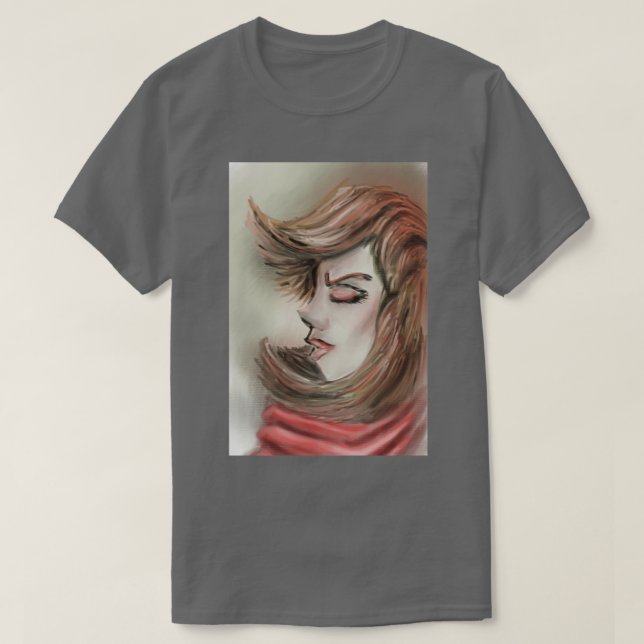 Redhead girl 22 T-Shirt (Design Front)