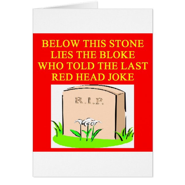 REDHEAD joke (Front)