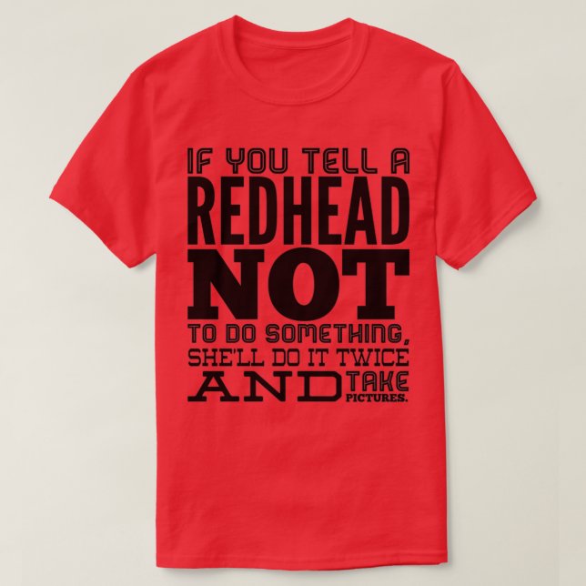 REDHEAD LOVERS 3 T-Shirt (Design Front)
