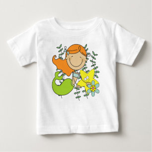 Redhead Mermaid Baby T-Shirt