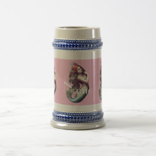 Redhead Mermaid Beauty Thunder_Cove  Beer Stein