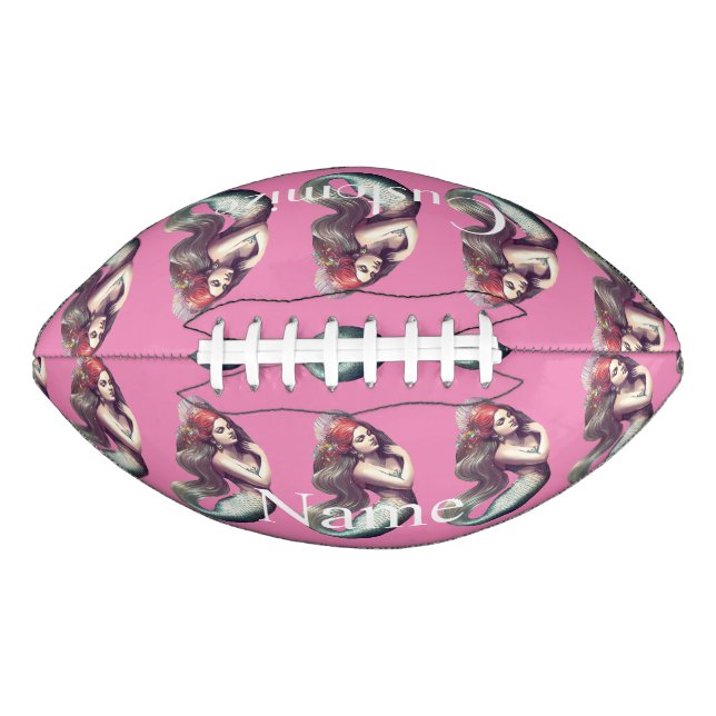 Redhead Mermaid Beauty Thunder_Cove Football (Front)