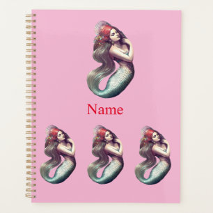 Redhead Mermaid Beauty Thunder_Cove Planner