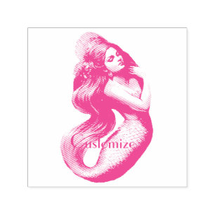 Redhead Mermaid Beauty Thunder_Cove  Self-inking Stamp