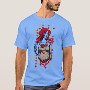 Redhead Mermaid Girl T-Shirt