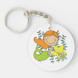 Redhead Mermaid Key Ring
