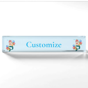 Redhead Mermaid Princess Thunder_Cove Nameplate